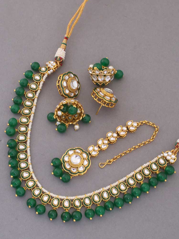 Emerald Amala Jewellery Set