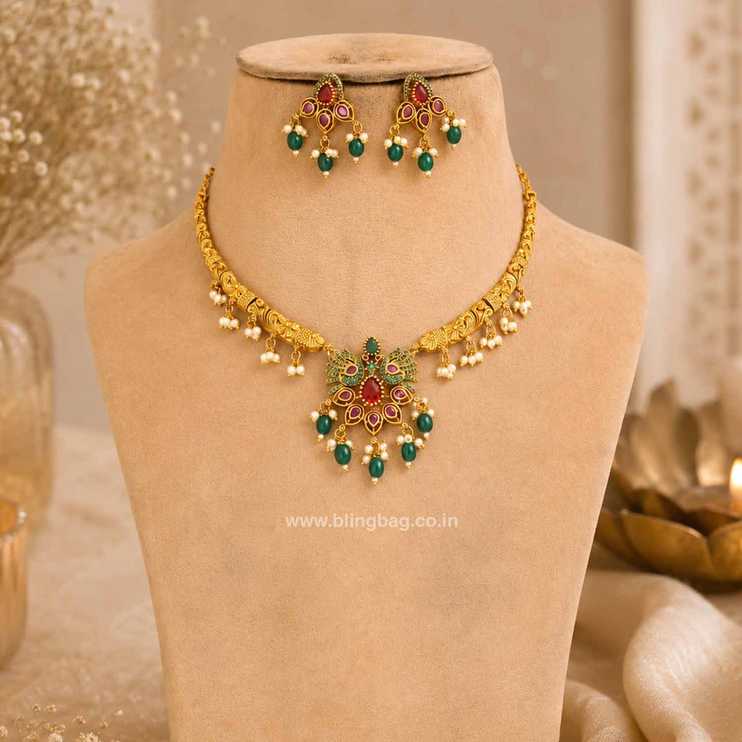 Emerald Amanda Hasli Victorian Jewellery Set-New Arrival