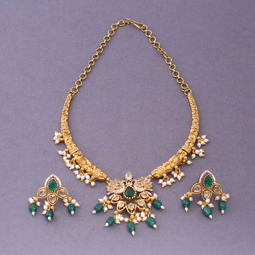 Emerald Amanda Hasli Victorian Jewellery Set-New Arrival