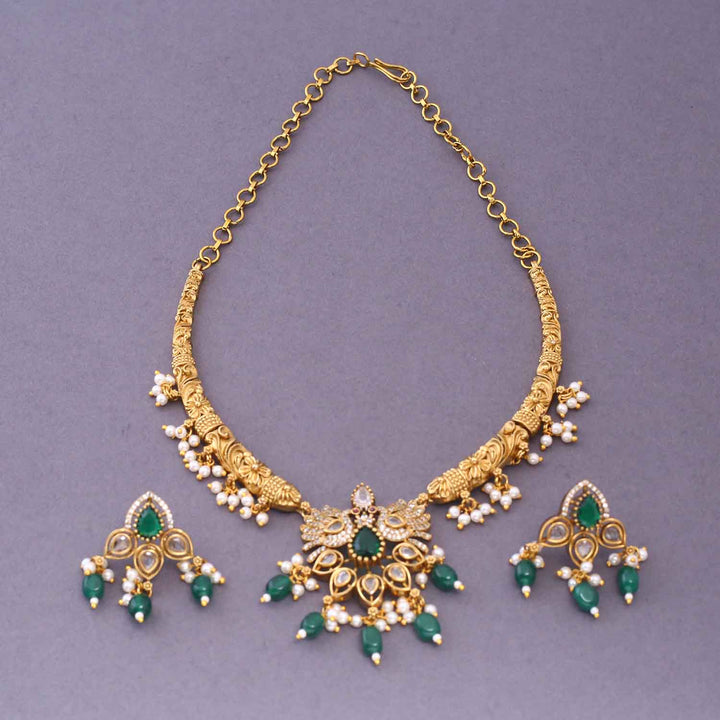 Emerald Amanda Hasli Victorian Jewellery Set-New Arrival