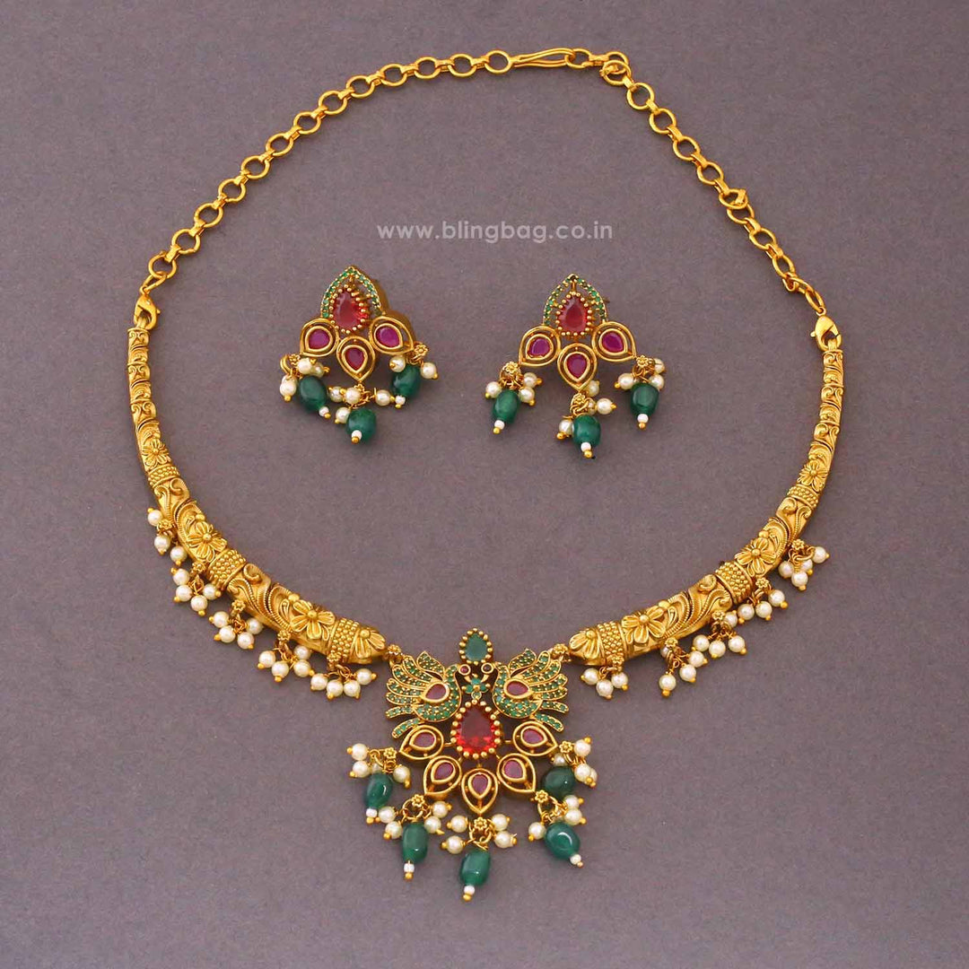 Emerald Amanda Hasli Victorian Jewellery Set-New Arrival