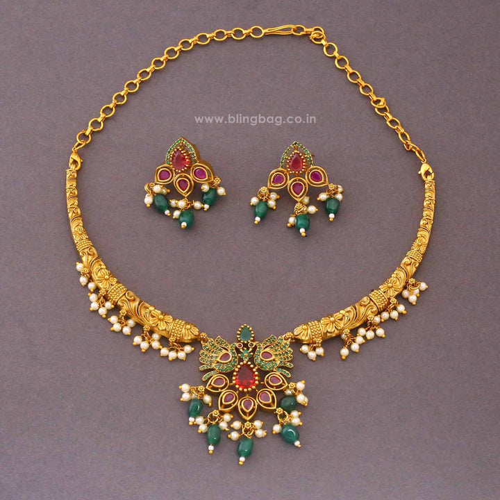 Emerald Amanda Hasli Victorian Jewellery Set-New Arrival