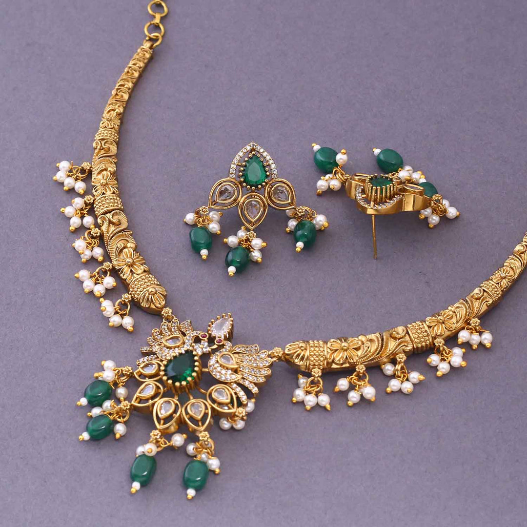 Emerald Amanda Hasli Victorian Jewellery Set-New Arrival