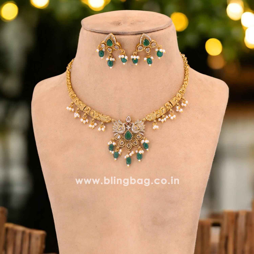 Emerald Amanda Hasli Victorian Jewellery Set-New Arrival