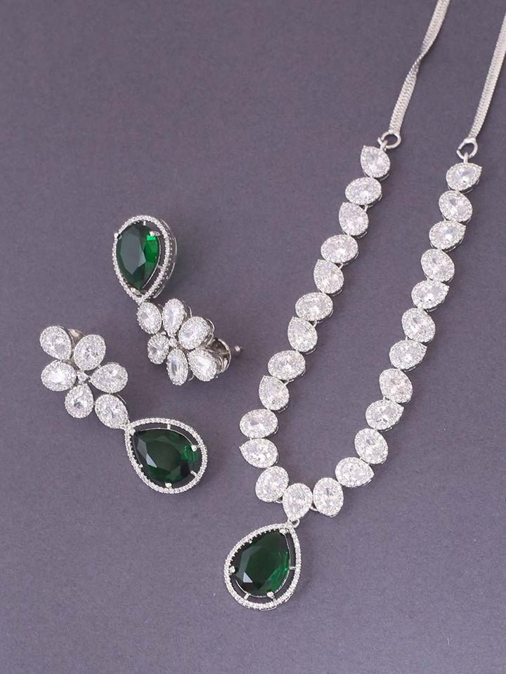 Emerald Amarah Zirconia Jewellery Set