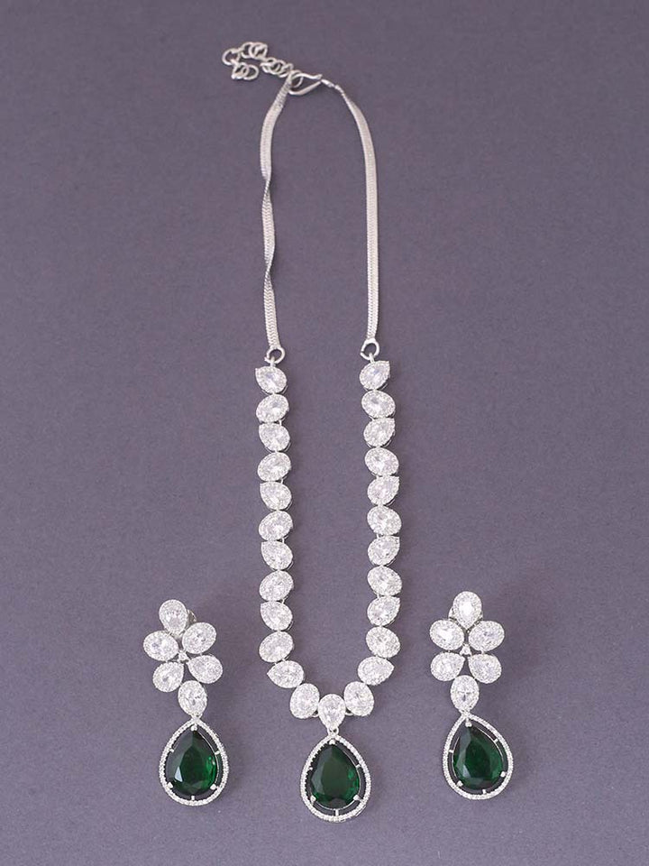 Emerald Amarah Zirconia Jewellery Set
