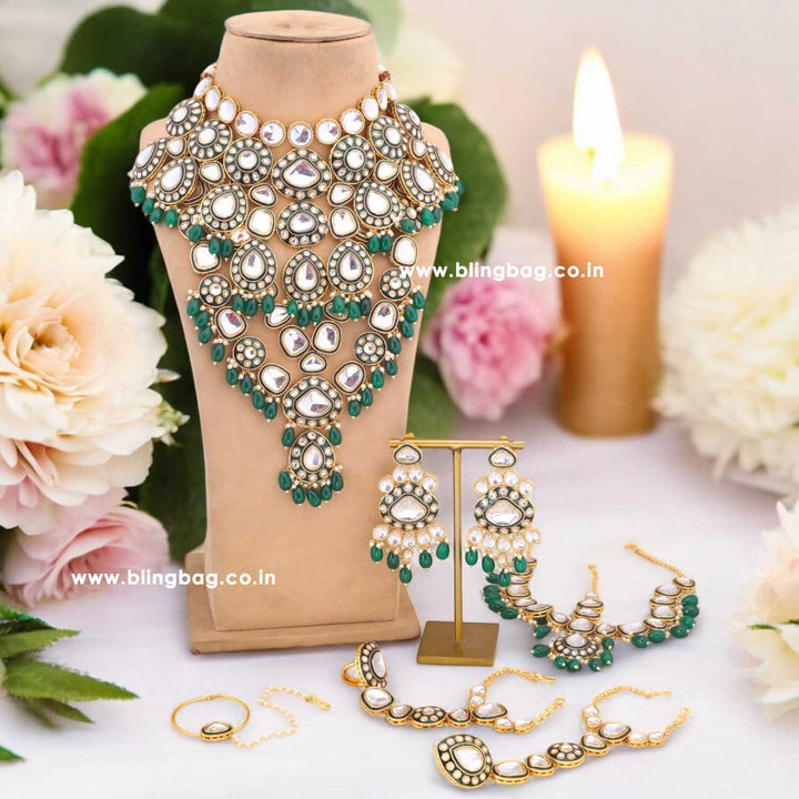 Emerald Ambar Bridal Jewellery Set