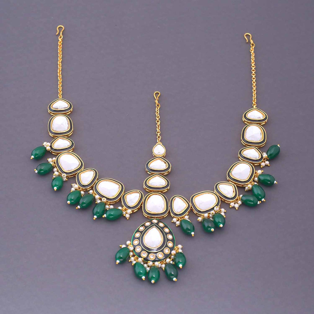 Emerald Ambar Bridal Jewellery Set