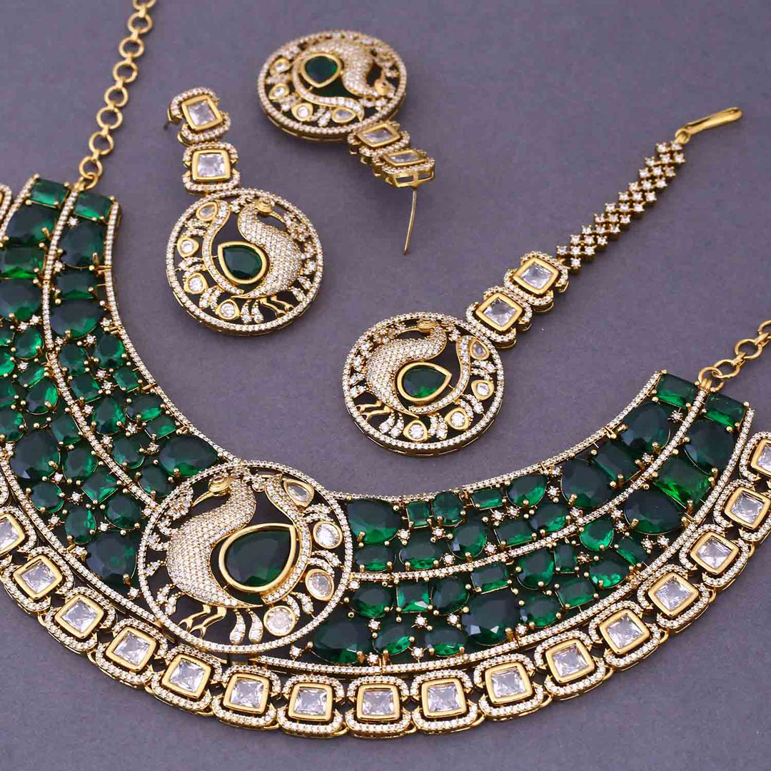 Emerald Andela Hasli Victorian Jewellery Set - New Arrival