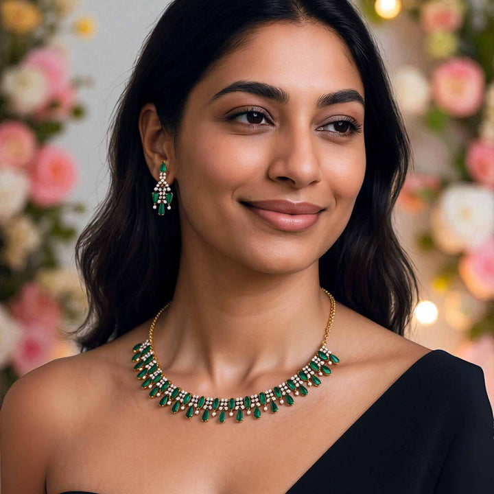 Emerald Anela Victorian Jewellery Set - New Arrival
