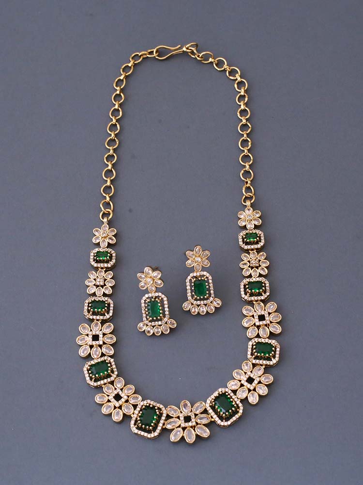 Emerald Anja Victorian Jewellery Set - New Arrival