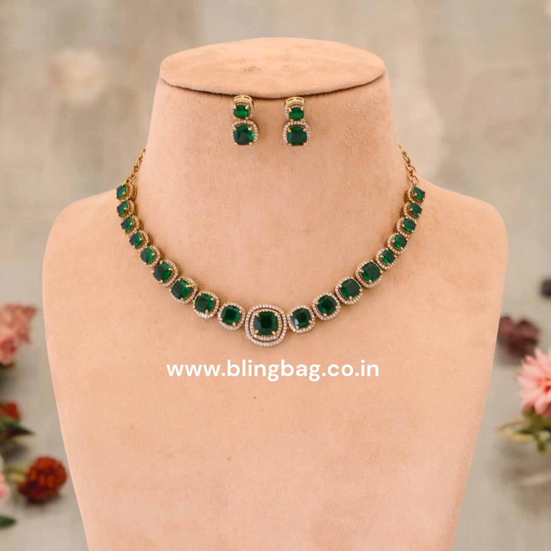 Emerald Anke Victorian Jewellery Set - New Arrival