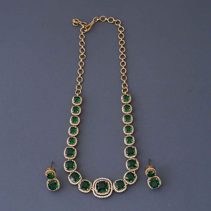 Emerald Anke Victorian Jewellery Set - New Arrival