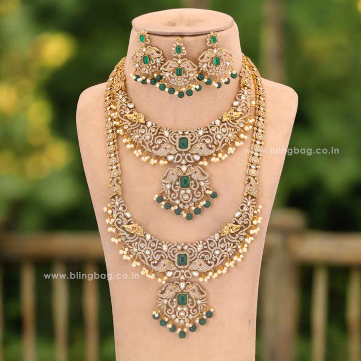 Emerald Annah Bridal Victorian Jewellery Set - New Arrival