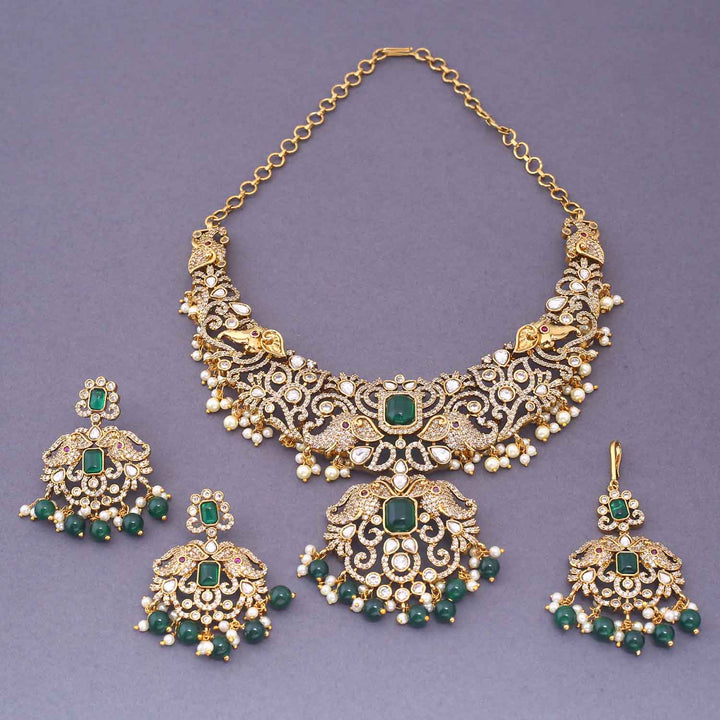 Emerald Annah Bridal Victorian Jewellery Set - New Arrival
