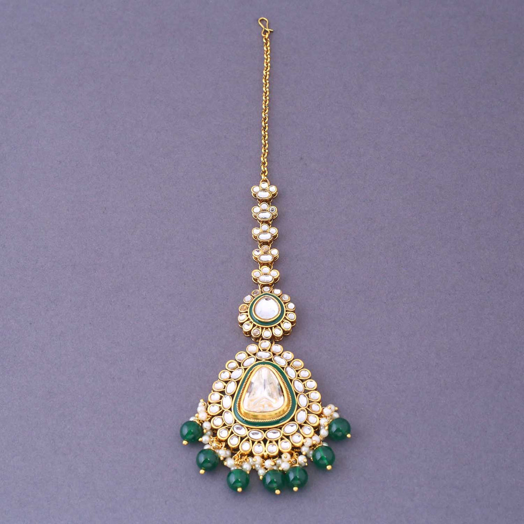 Emerald Annuja Bridal Jewellery Set