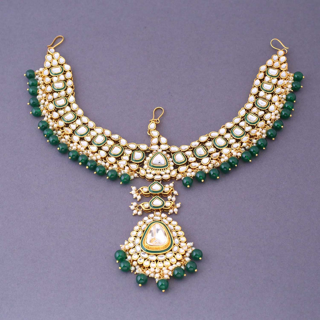 Emerald Annuja Bridal Jewellery Set