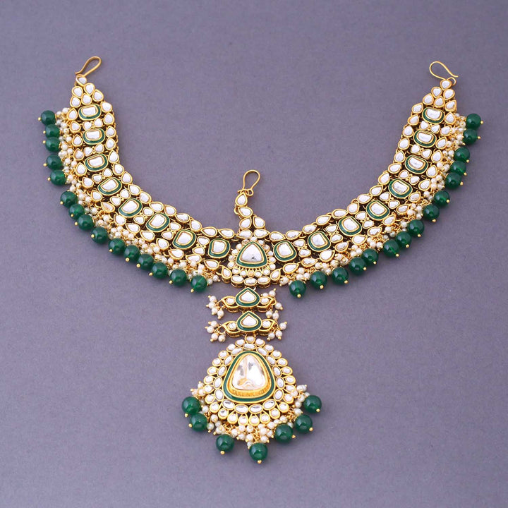 Emerald Annuja Bridal Jewellery Set