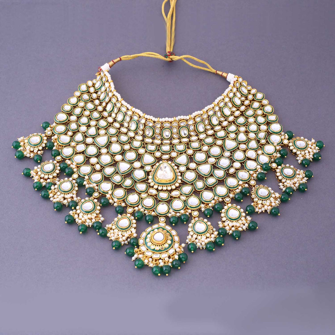 Emerald Annuja Bridal Jewellery Set