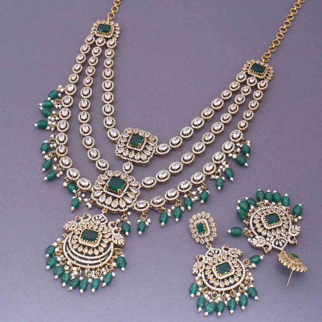 Emerald Anona Victorian Jewellery Set - New Arrival