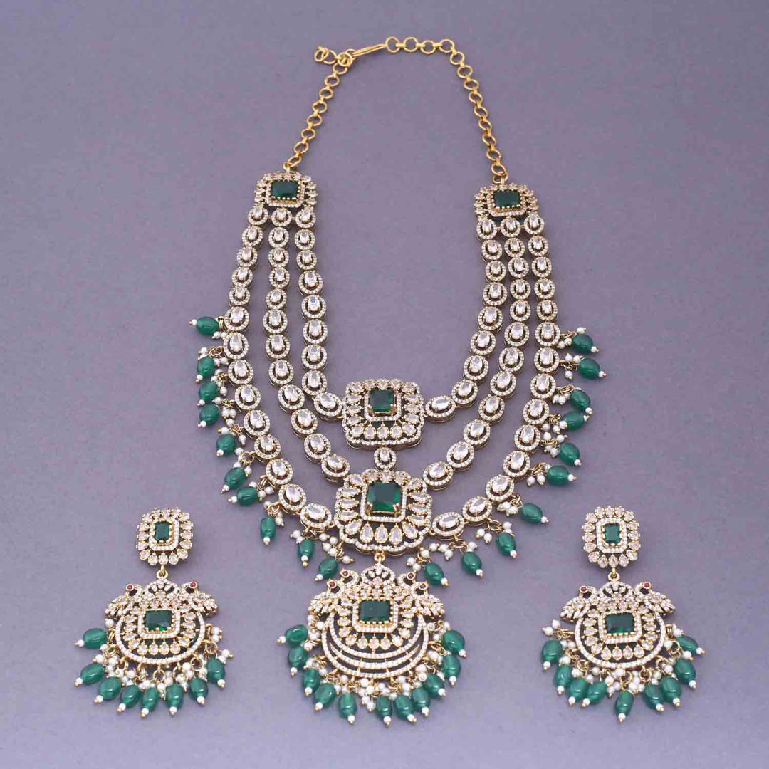 Emerald Anona Victorian Jewellery Set - New Arrival