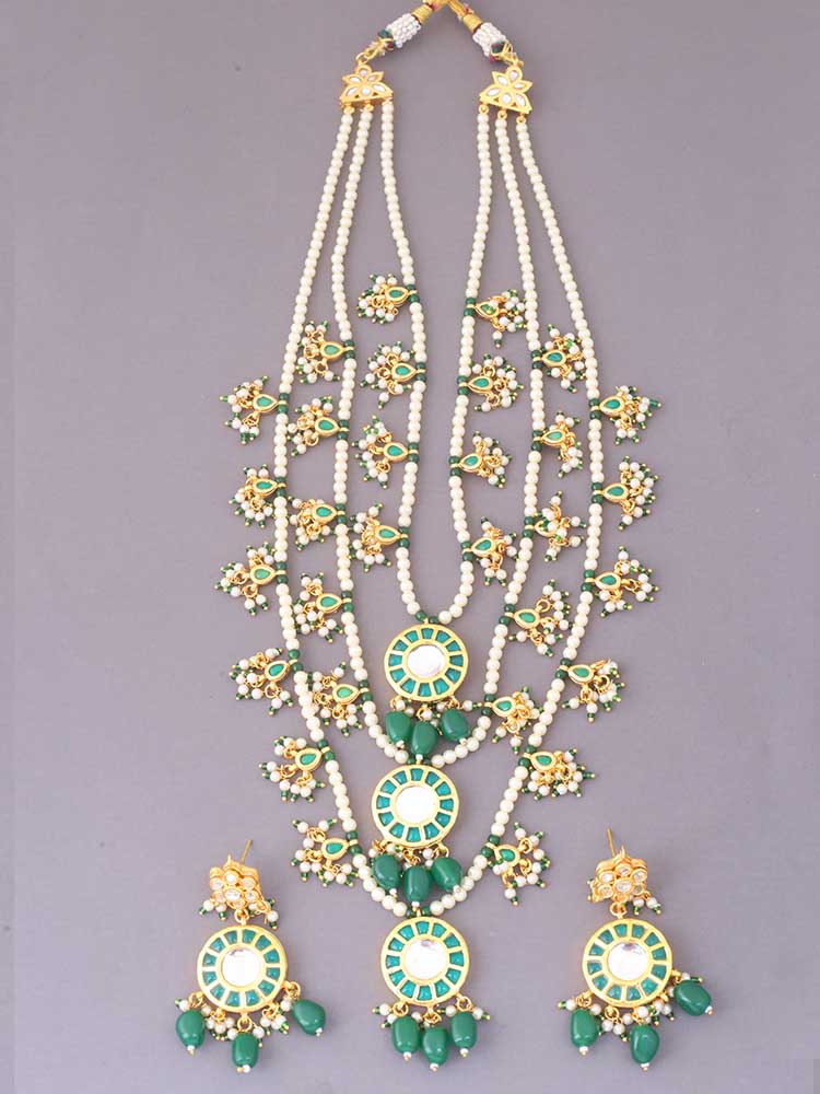 Emerald Anshika Jewellery Set