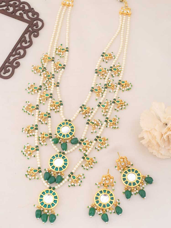 Emerald Anshika Jewellery Set