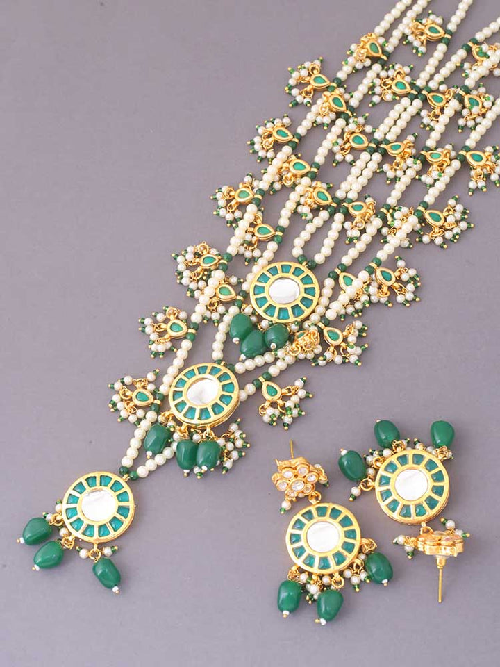 Emerald Anshika Jewellery Set