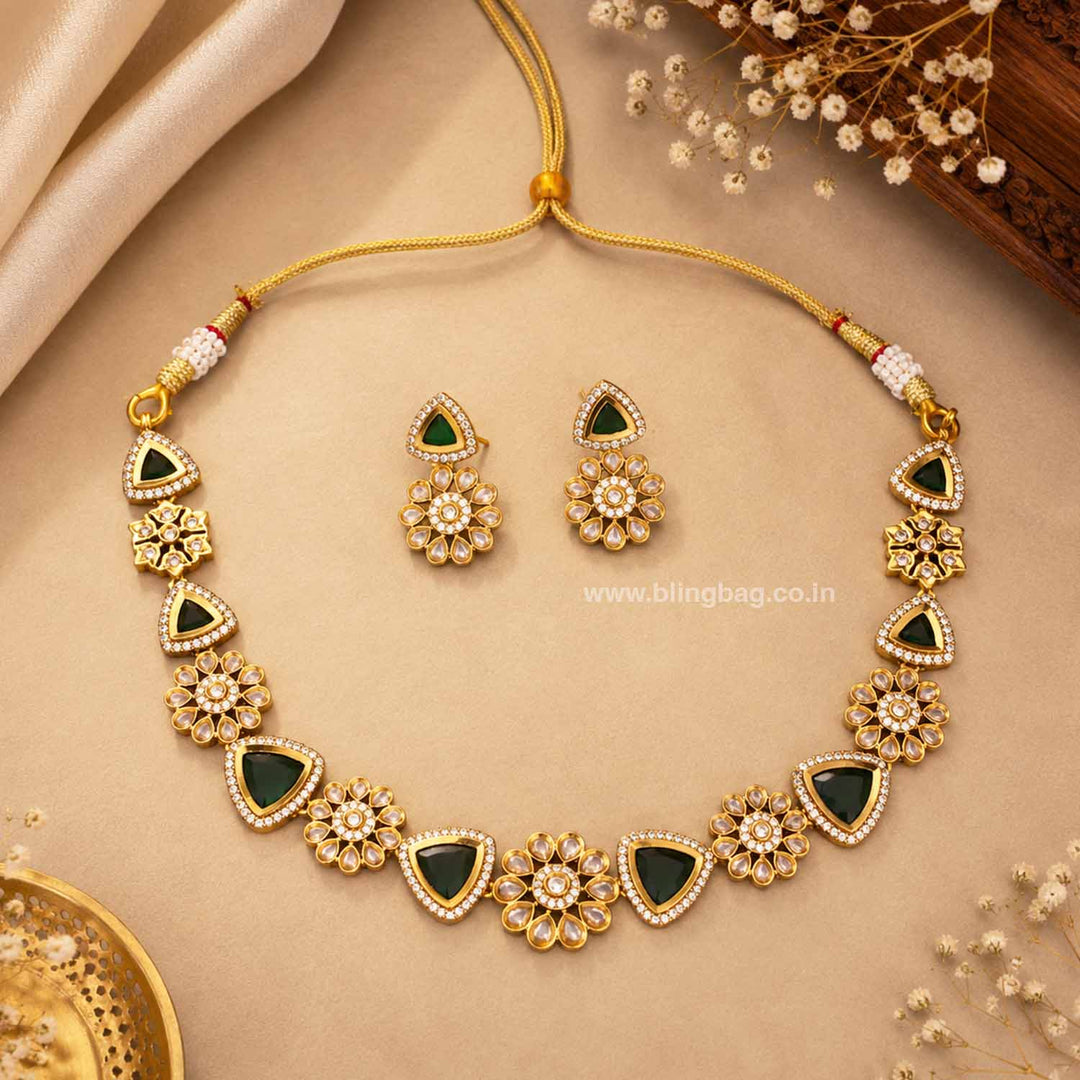 Emerald Antje Victorian Jewellery Set - New Arrival