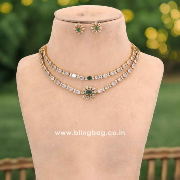 Emerald Antonia Victorian Jewellery Set - New Arrival