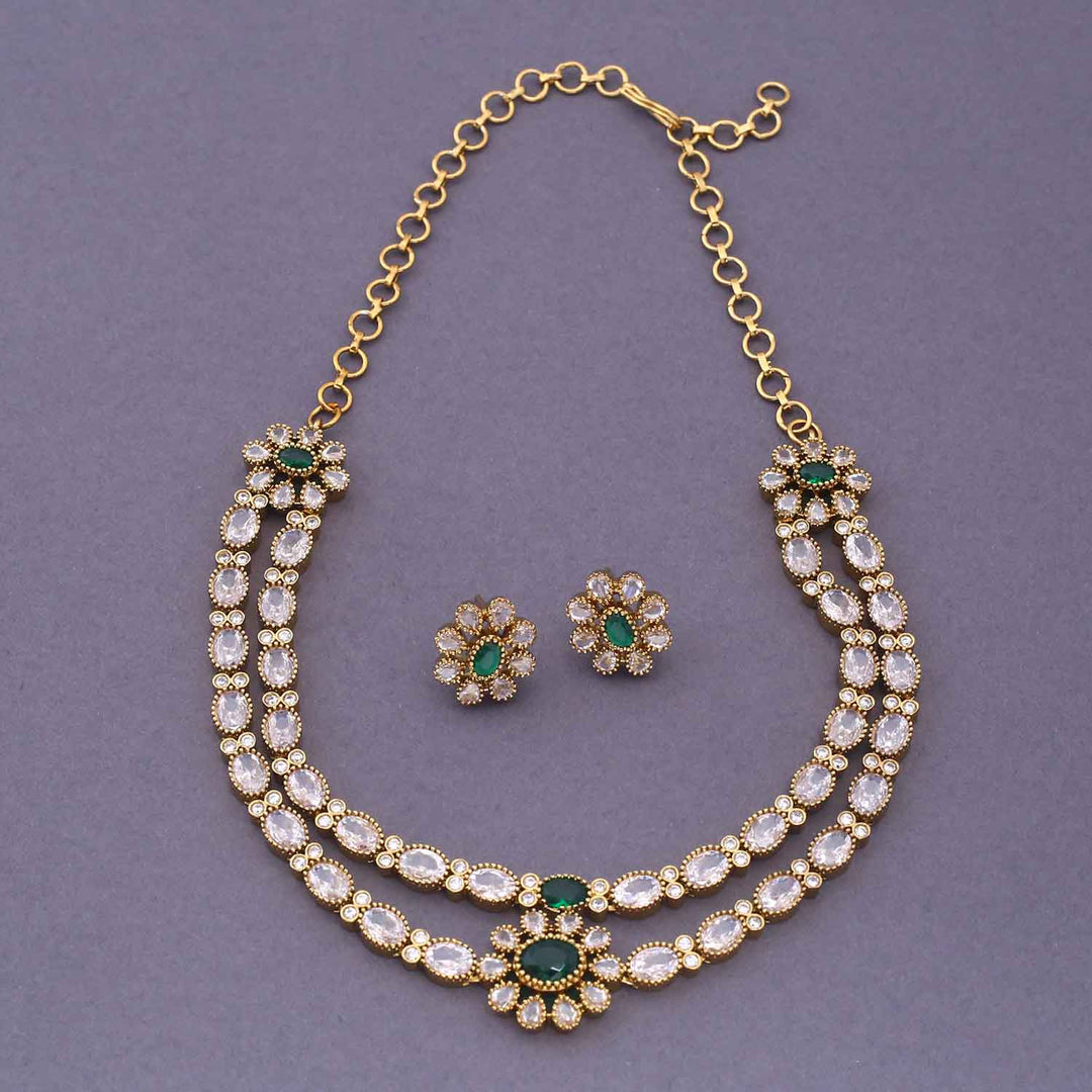 Emerald Antonia Victorian Jewellery Set - New Arrival