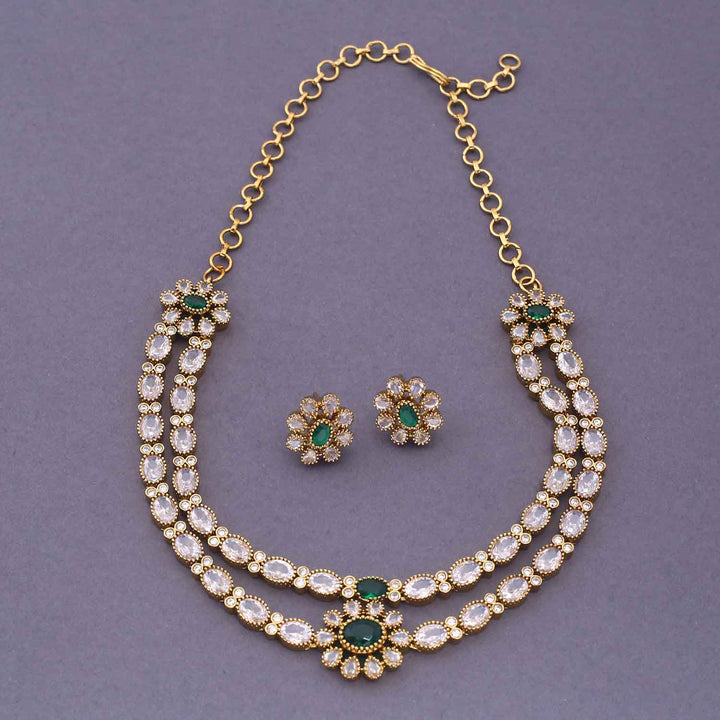 Emerald Antonia Victorian Jewellery Set - New Arrival