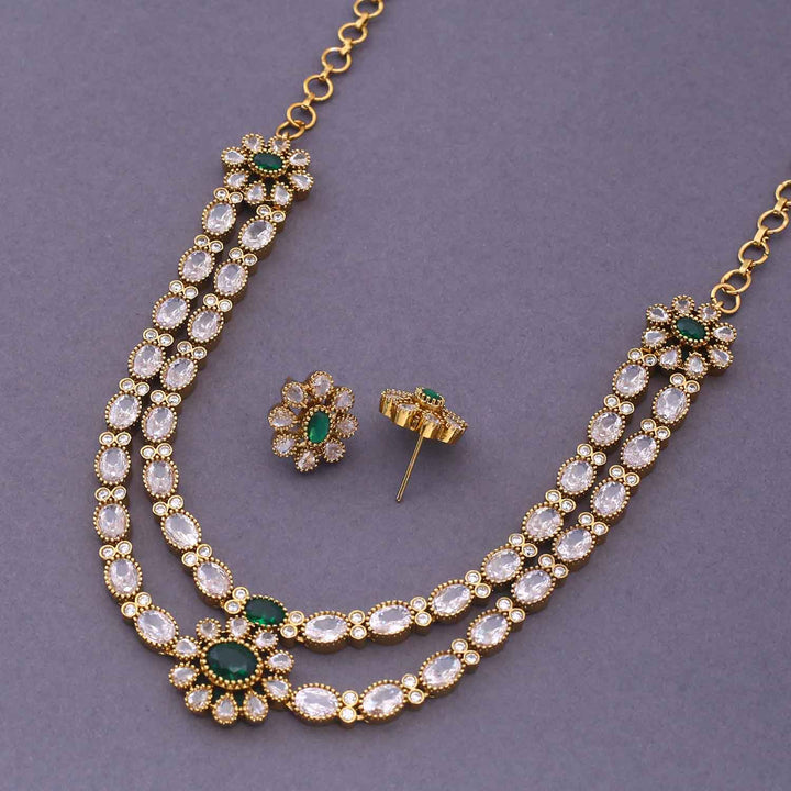 Emerald Antonia Victorian Jewellery Set - New Arrival