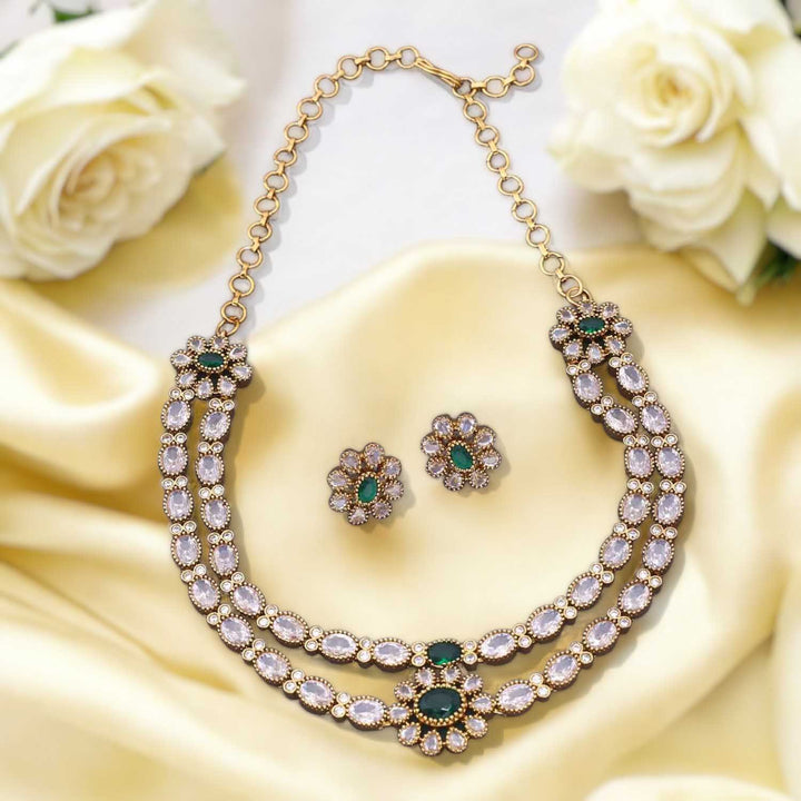 Emerald Antonia Victorian Jewellery Set - New Arrival