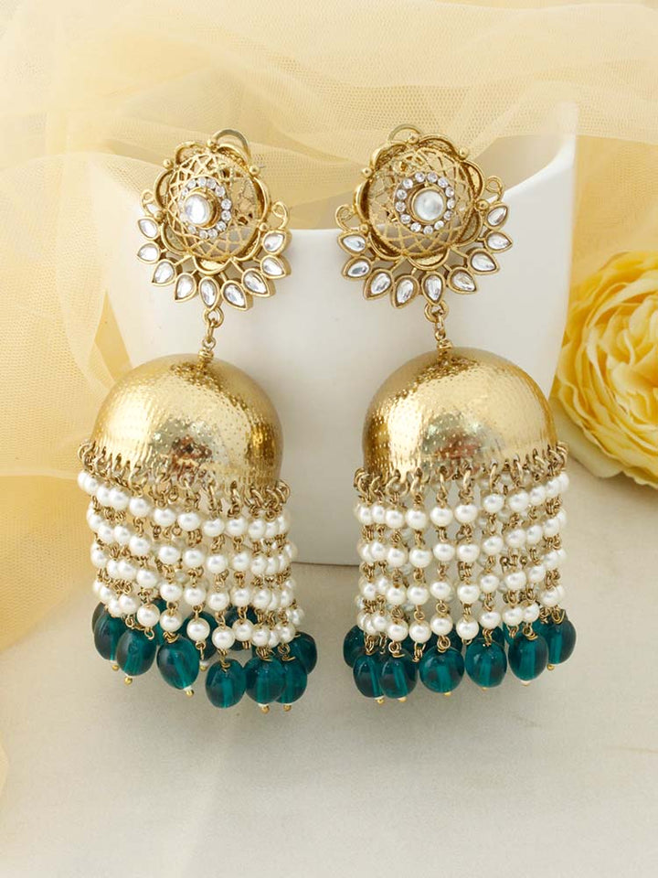 Emerald Anupriya Jhumkis