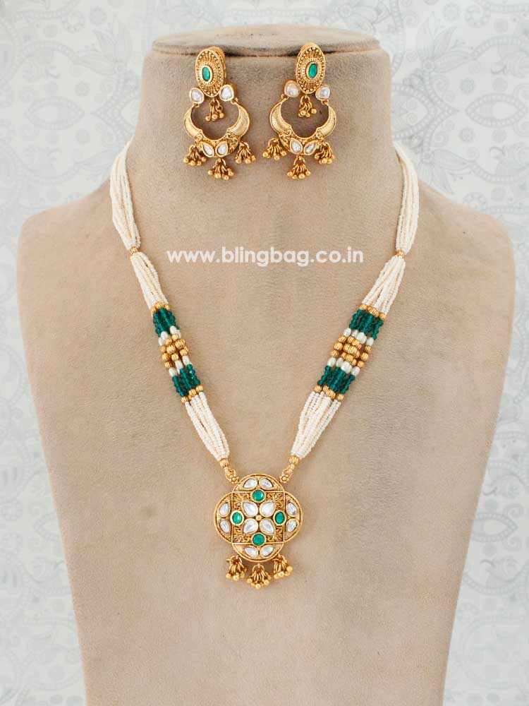 Emerald Anvica Rajwadi Set