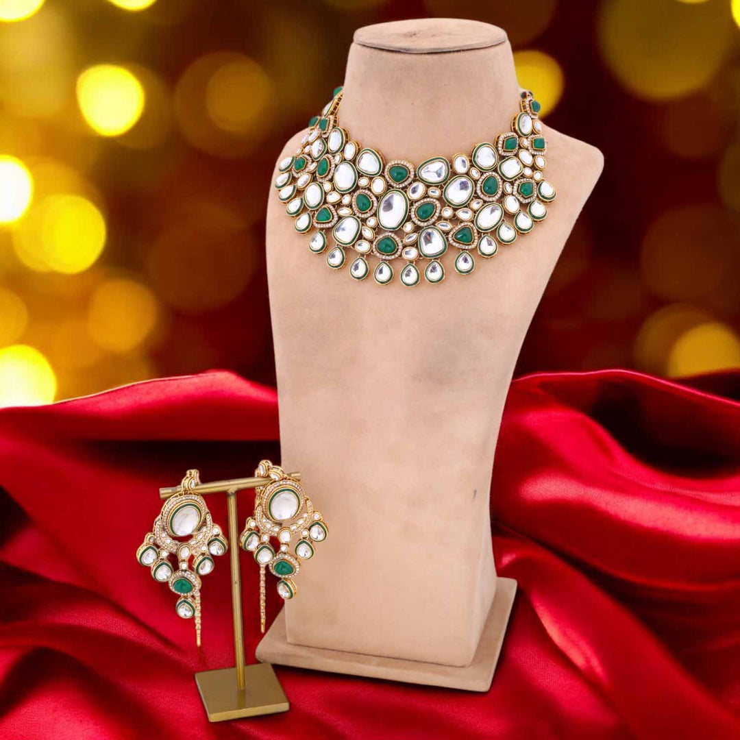 Emerald Arana Bridal Jewellery Set