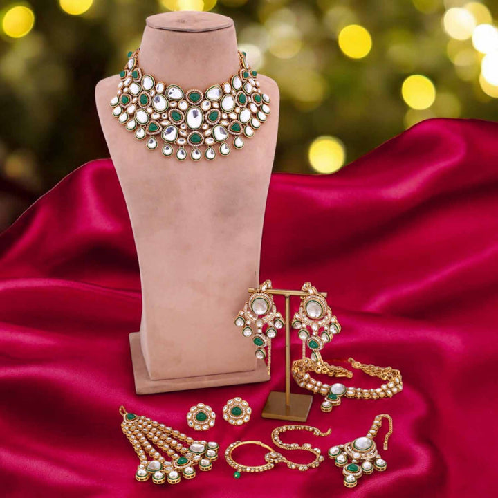 Emerald Arana Bridal Jewellery Set