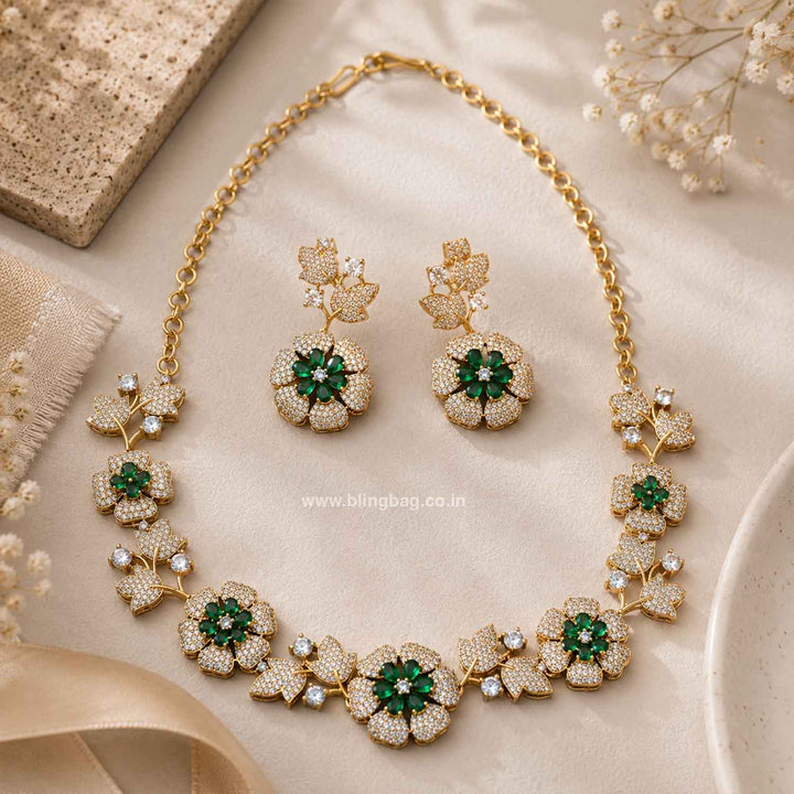 Emerald Arbell Victorian Jewellery Set - New Arrival