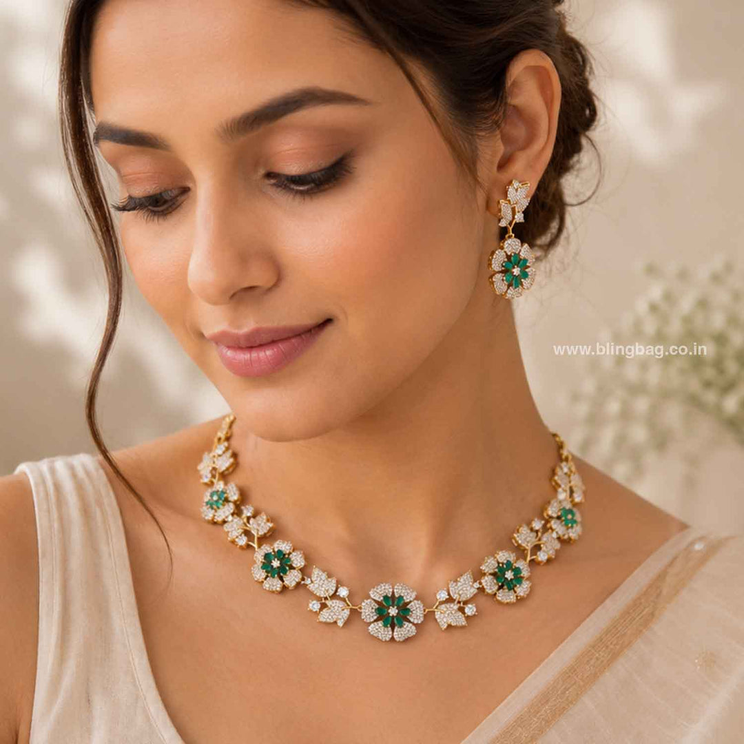 Emerald Arbell Victorian Jewellery Set - New Arrival