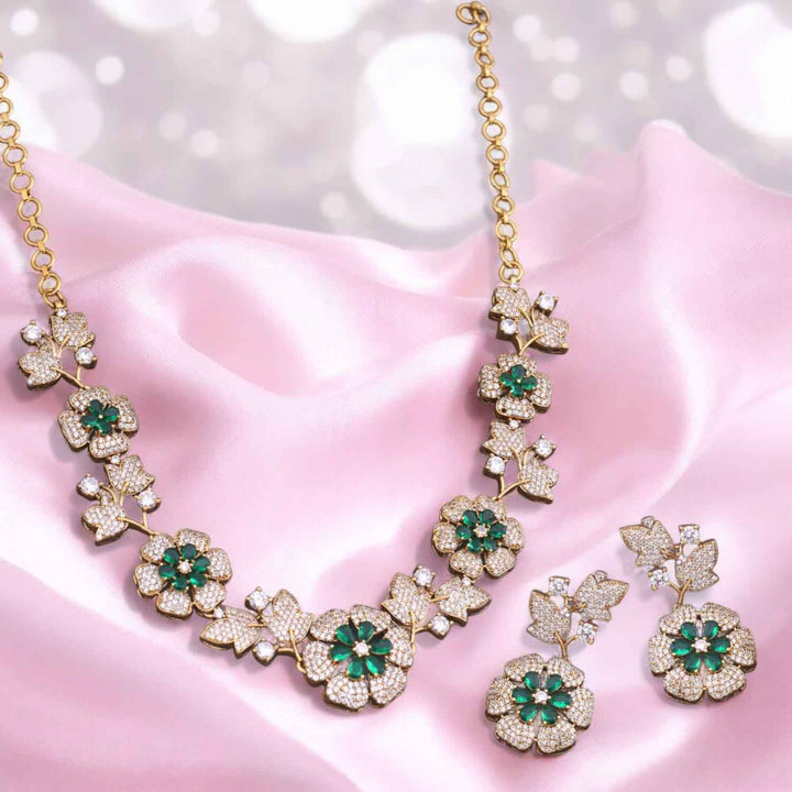 Emerald Arbell Victorian Jewellery Set - New Arrival