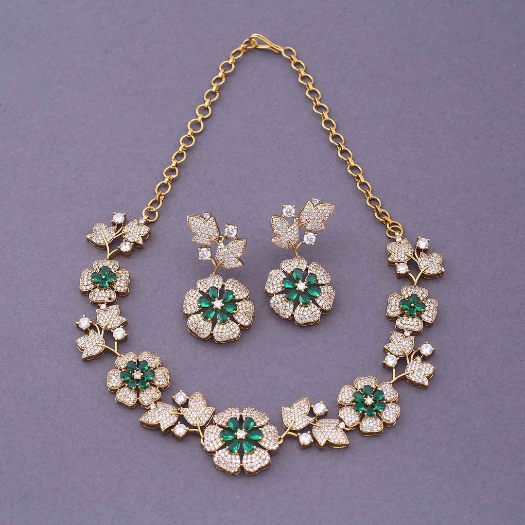 Emerald Arbell Victorian Jewellery Set - New Arrival