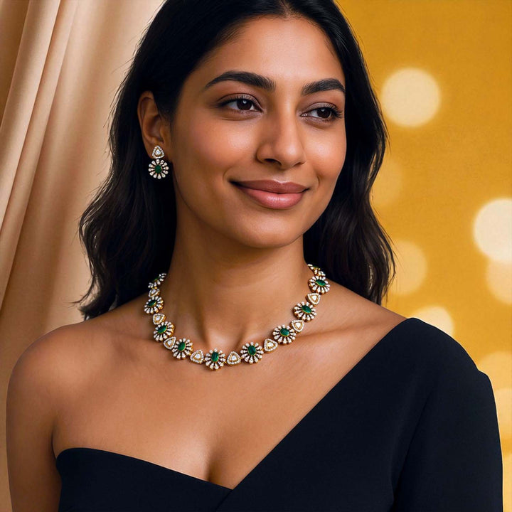 Emerald Arena Victorian Jewellery Set - New Arrival