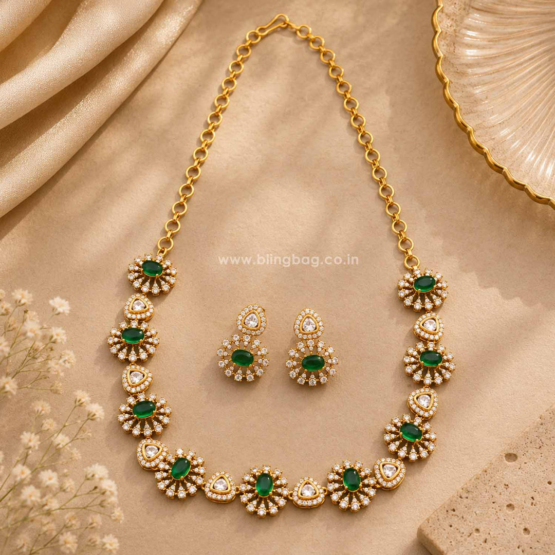 Emerald Arena Victorian Jewellery Set - New Arrival