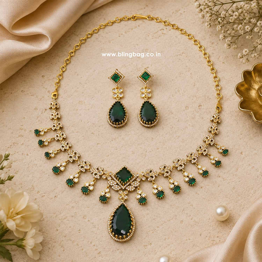Emerald Arialea Victorian Jewellery Set - New Arrival