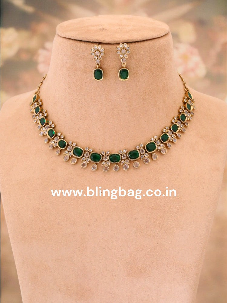 Emerald Ariane Victorian Jewellery Set - New Arrival