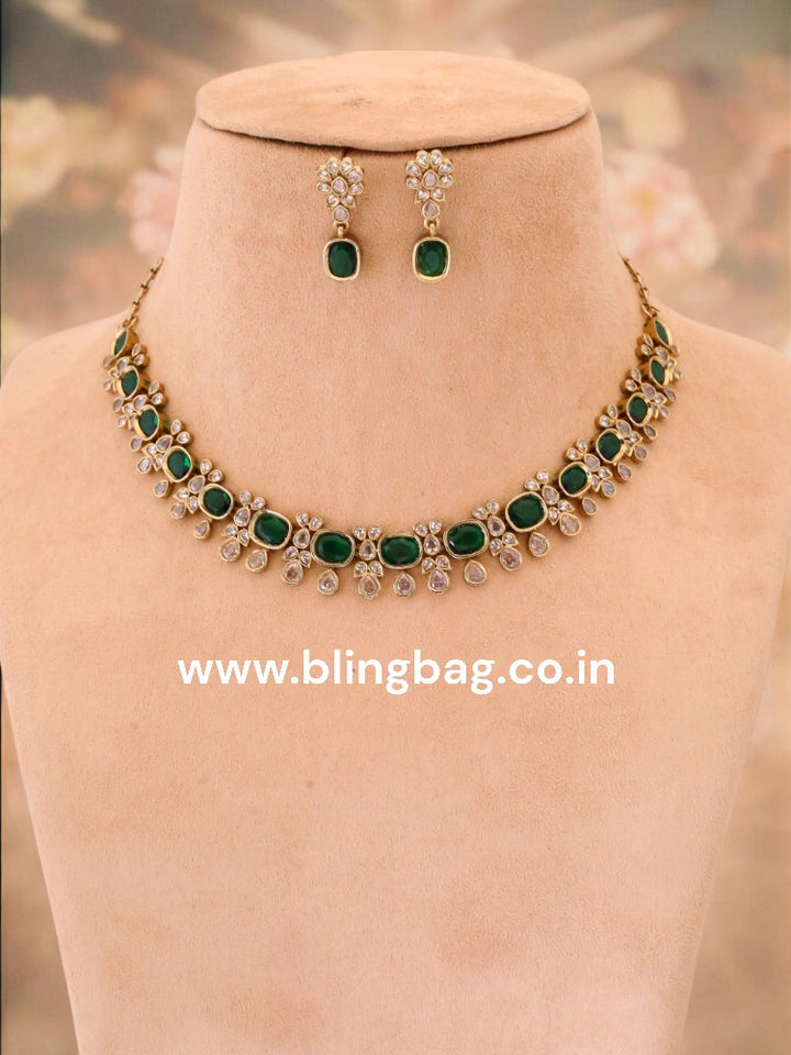 Emerald Ariane Victorian Jewellery Set - New Arrival