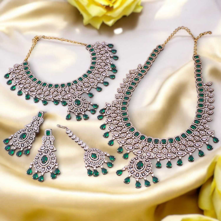 Emerald Arianna Bridal Victorian Jewellery Set - New Arrival