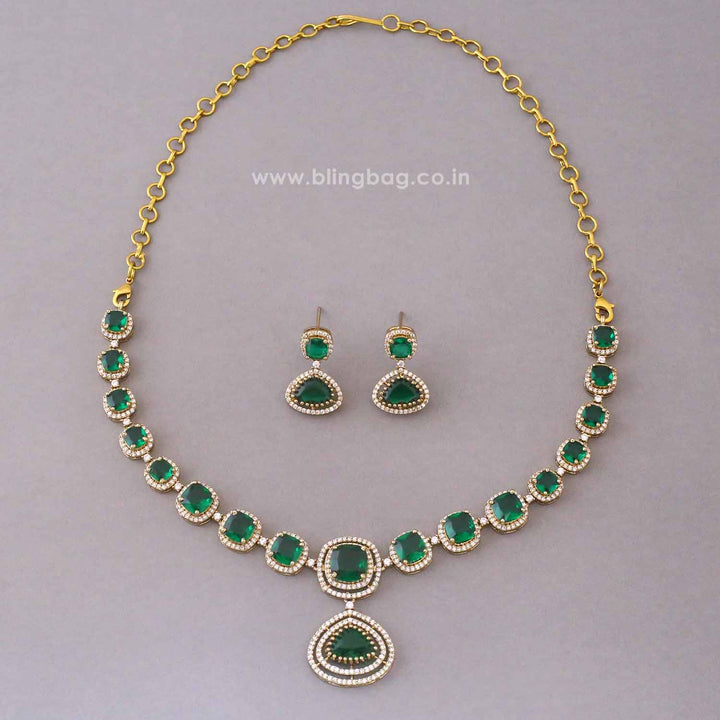 Emerald Ariason Victorian Jewellery Set - New Arrival