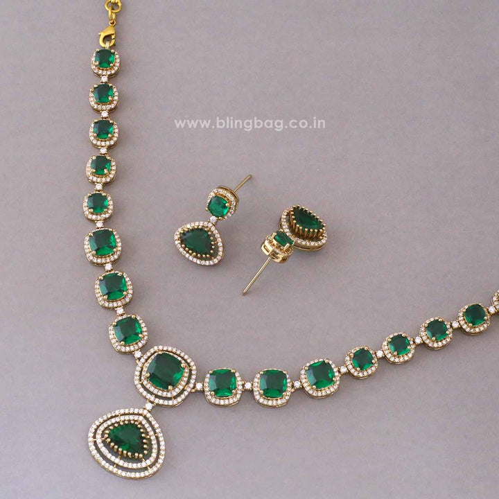 Emerald Ariason Victorian Jewellery Set - New Arrival